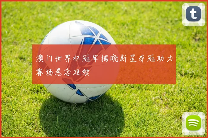 澳门世界杯冠军揭晓新星夺冠助力赛场悬念延续